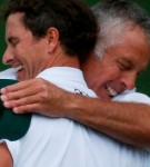 Adam Scott et Steve Williams