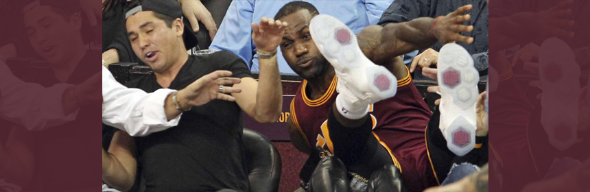 James LeBron percute Jason Day et sa femme