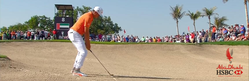 Sortie de bunker Rickie Fowler