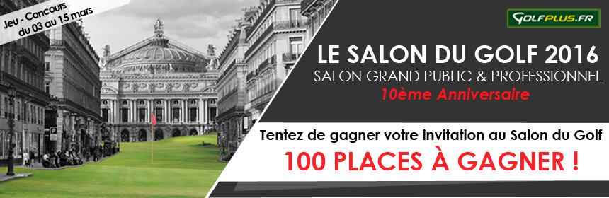Jeu concours salon du golf
