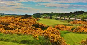 Trou n°11 du Royal Troon, surnommé "The Railway"