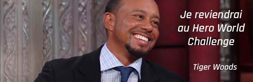 tiger woods retour officiel hero world challenge