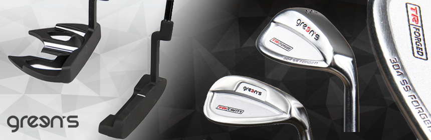 nouveaux putters et wedge greens