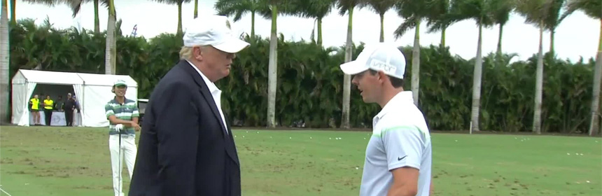 donald trump golf rory mcilroy